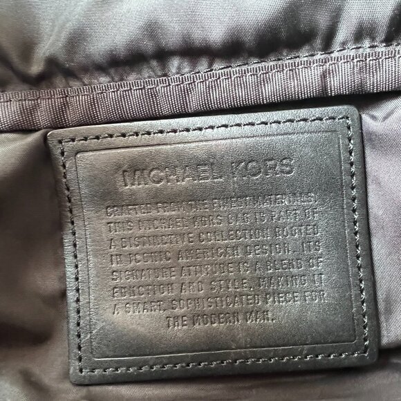 Michael Kors Mens Black Nylon Waist Bag - USED - Picture 4 of 6